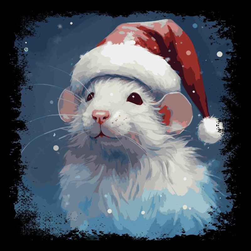Rat de Noël frais