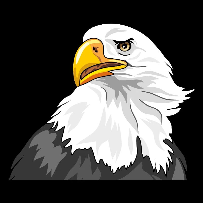 Portrait of a proud eagle