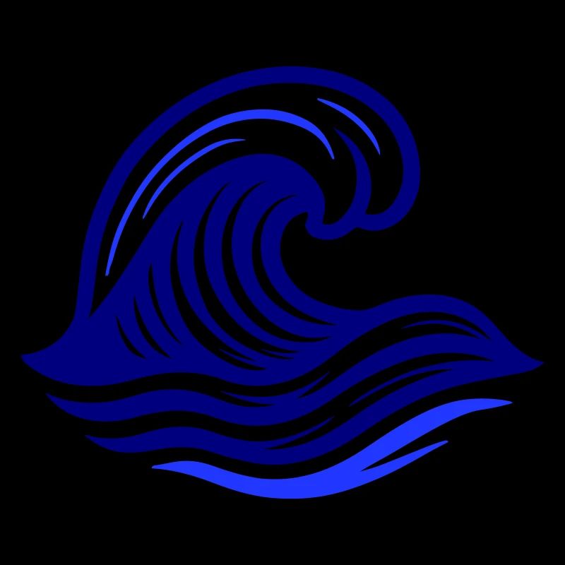 Wave Symbol Ocean