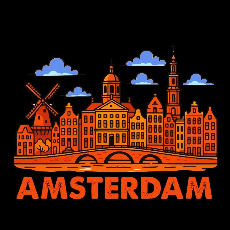 Amsterdam Skyline