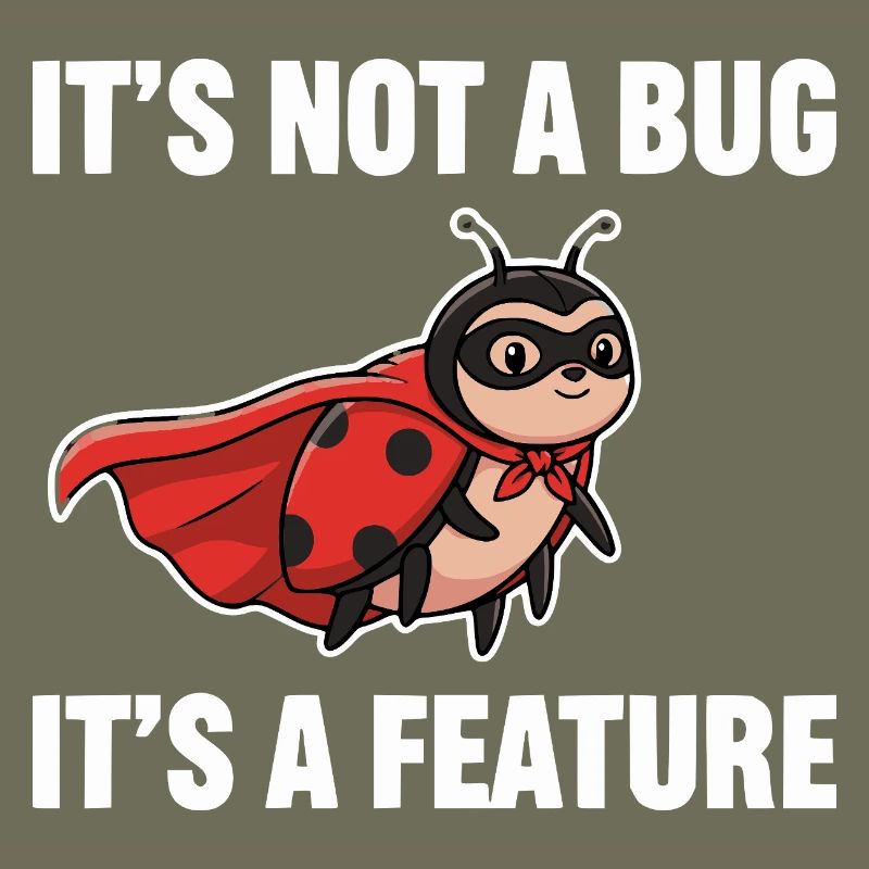 No Bug, Just Feature – Superhero Ladybug