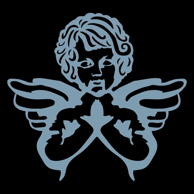 Herzengel mit Flügeln