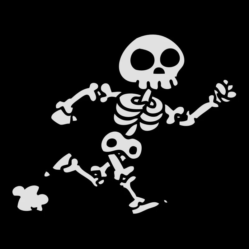 skeleton jogging