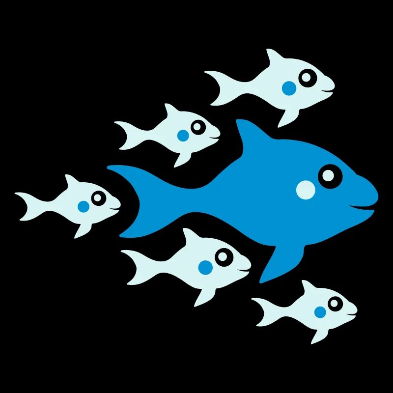 Cute Fish Babys And Mother