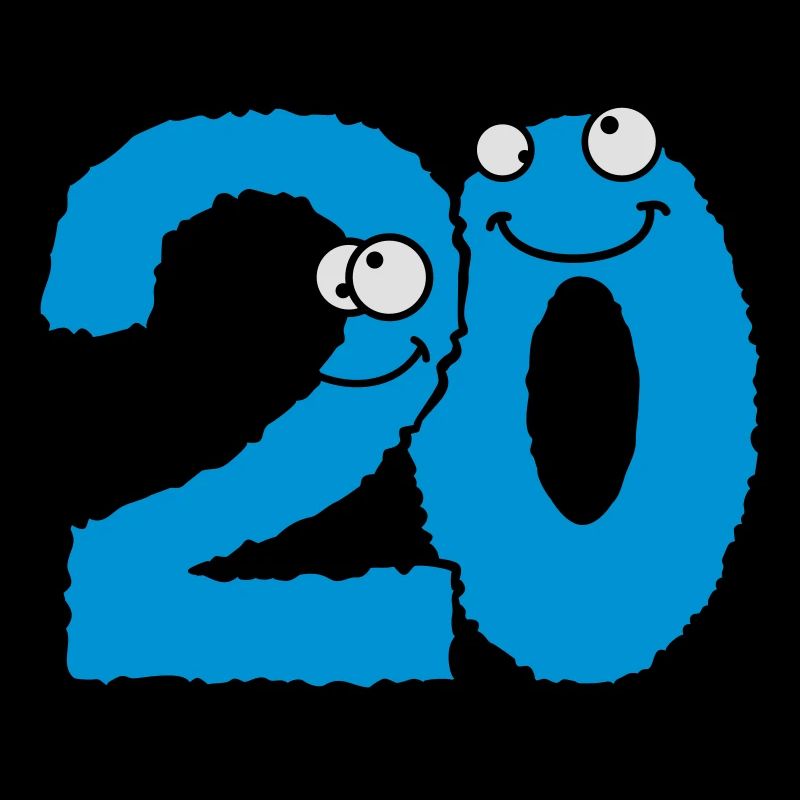 Lustiges 20 Zwanzig Comic Monster