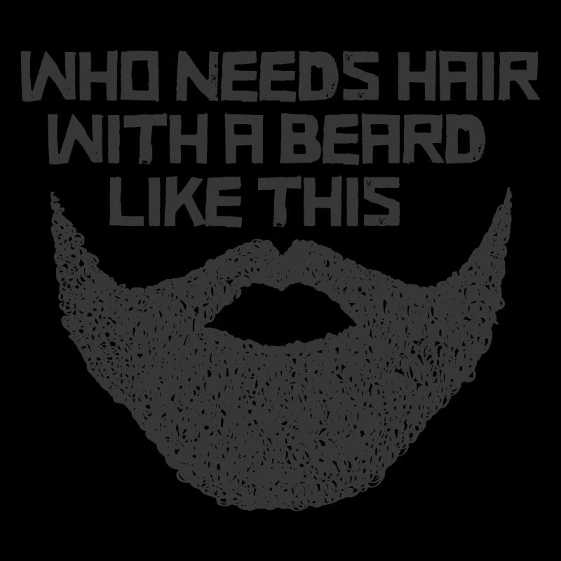 Who Needs Hair With A Beard Like This