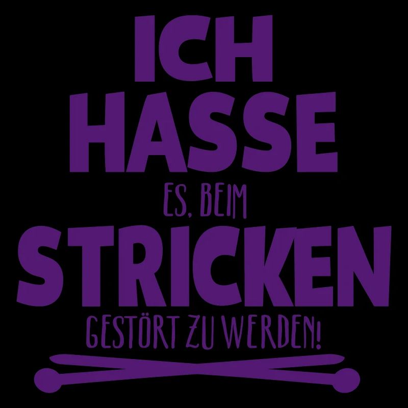 Ich hasse es, beim Stricken gestört zu werden