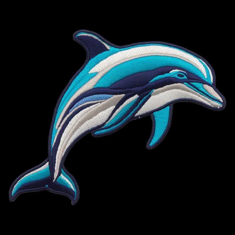 Embroidered Dolphin