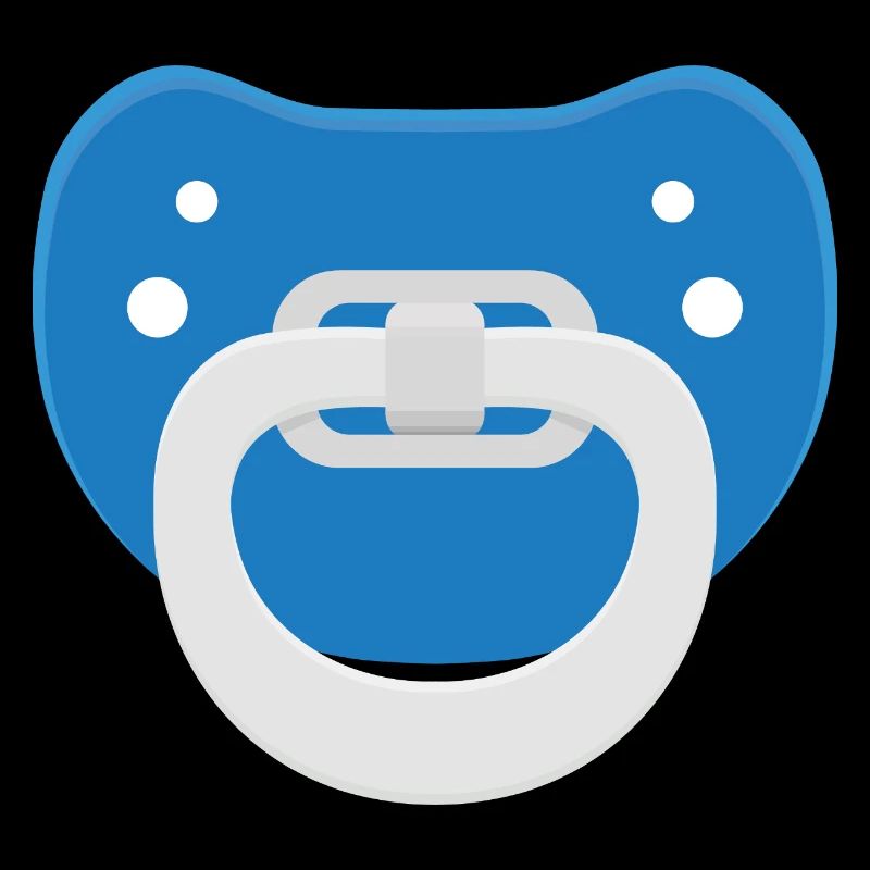 Blue pacifier