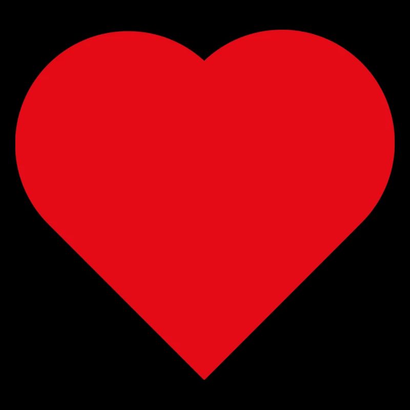 Minimalistisches rotes Herz