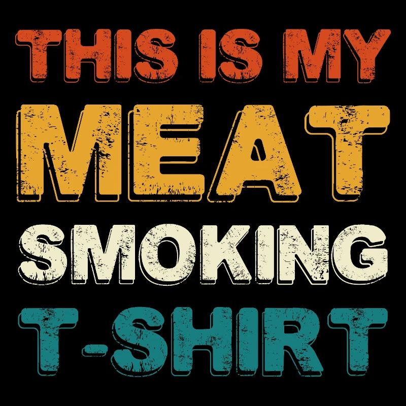 Meat Smoking T‑Shirt – Grillfreund