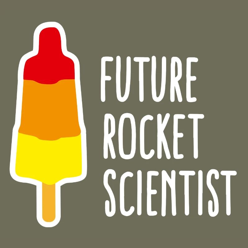 Future rocket scientist popsicle rocket graduation