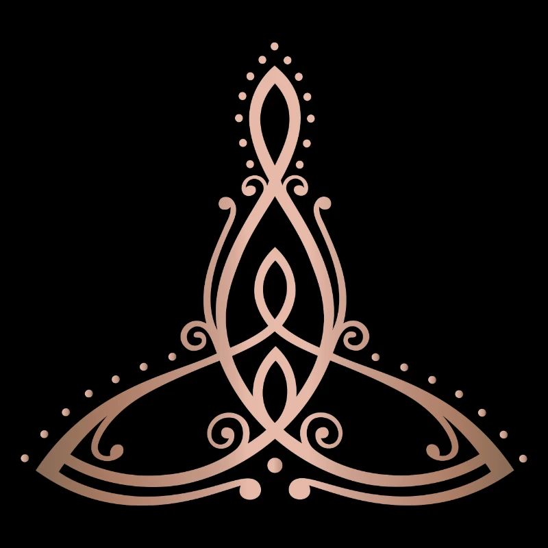 Celtic Motherhood Symbol Mutter mit zwei Kindern