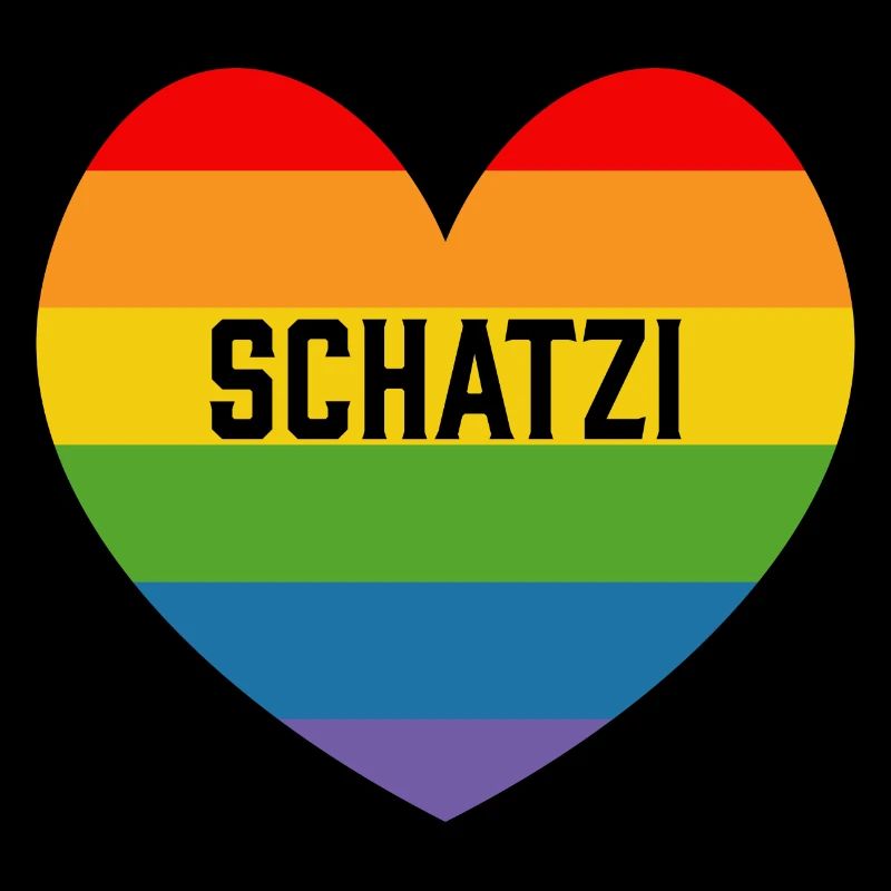 Regenbogenherz Schatzi LGBT lgbtqi queer