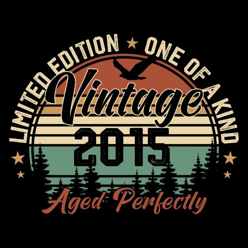 Jahrgang 2015 Retro 2015 Geburtstagsgeschenk 2015