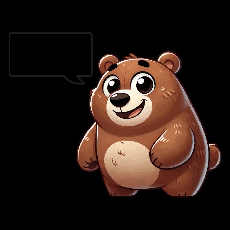 Bear Comic Cute
