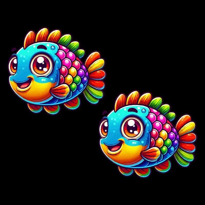 Bande dessinée de poisson