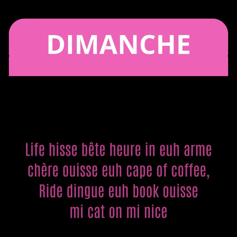 Dimanche - Globish Boulga - French Touch inside