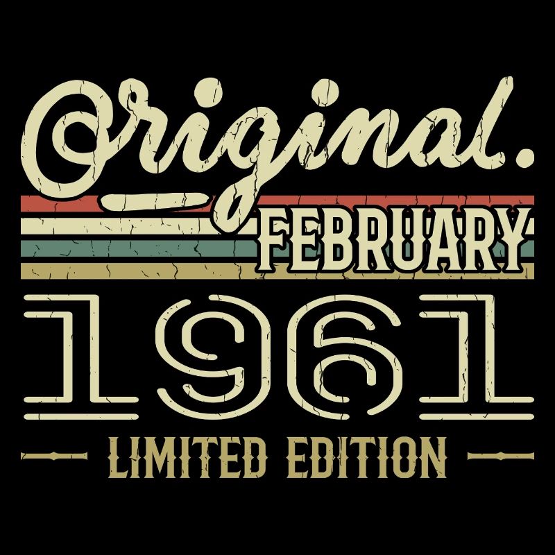 Februar 1961 Geschenk - Februar 1961 Geburtstag