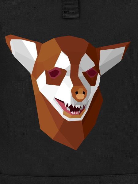 Geometric anxious Chihuahua
