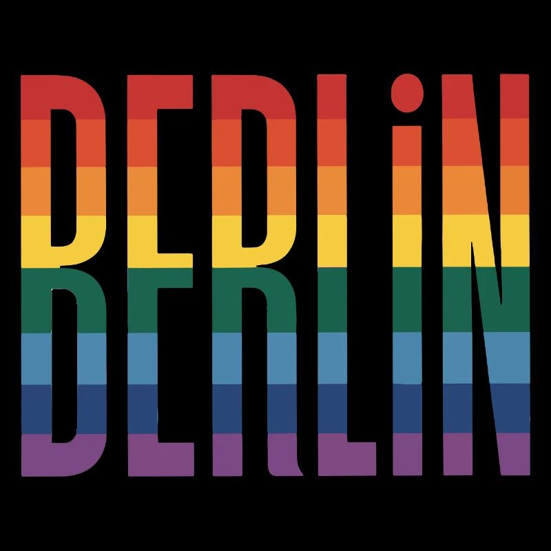 Berlin - Logo de la ville queer cool
