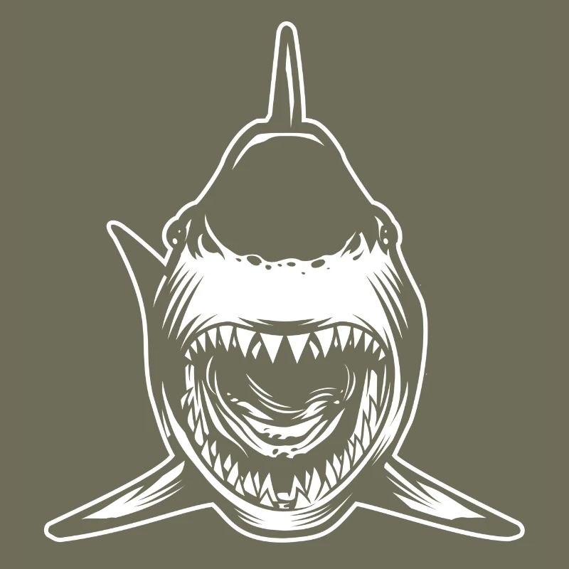 Requin gueule ouverte