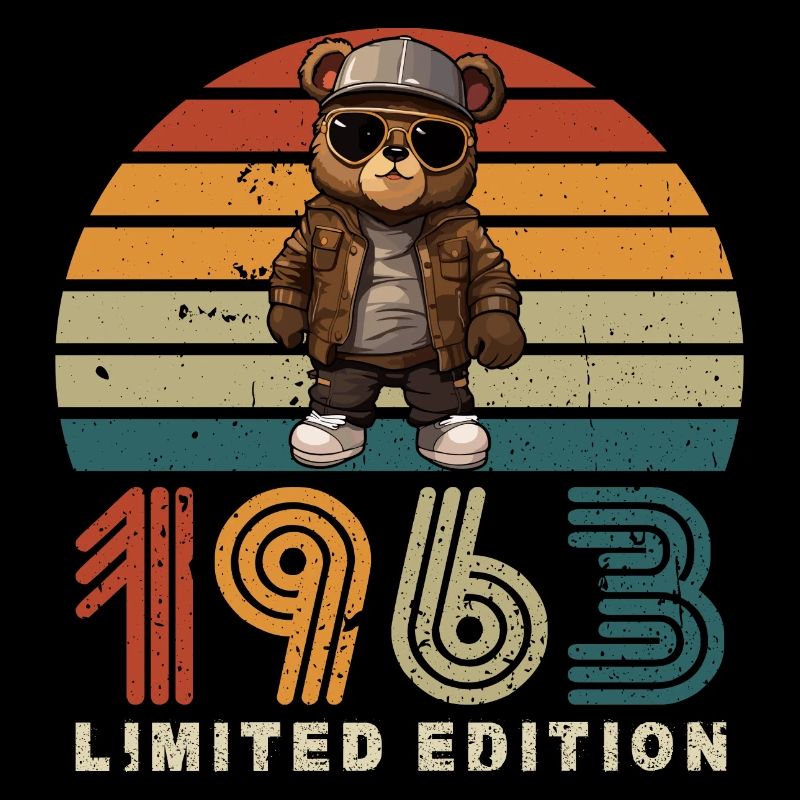 Limited Edition 1963 Geburtstag Retro Vintage