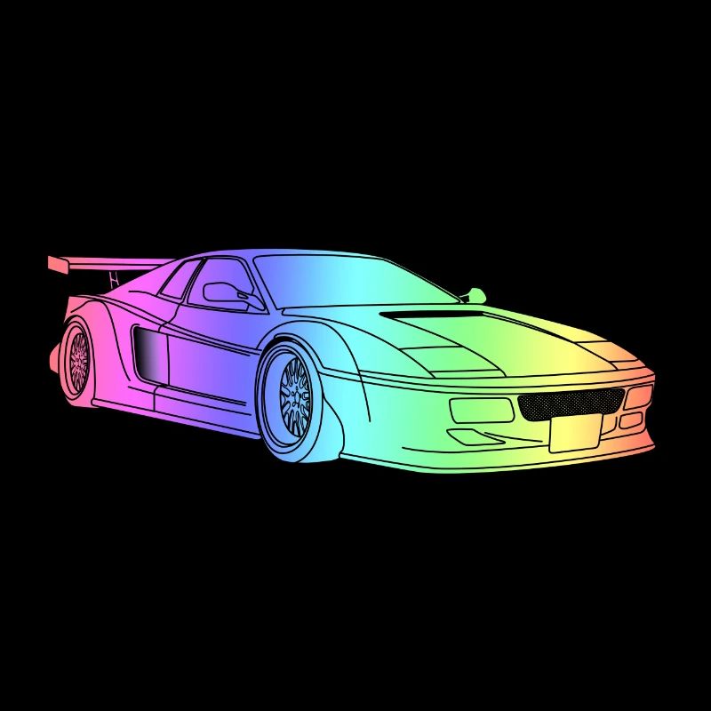 cool car colourful