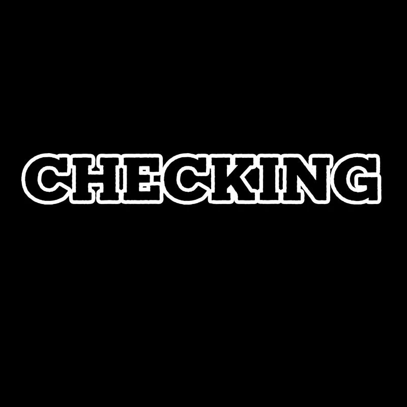 Drug Checking Day Letter stack Black big