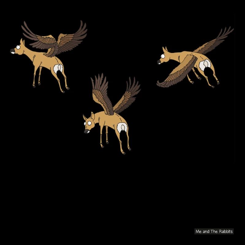 Flying deer