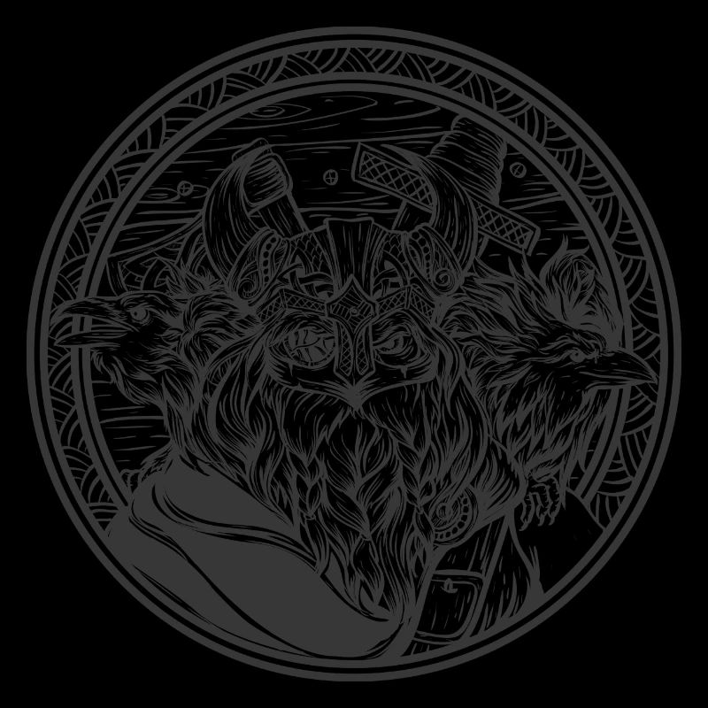 Odin avec ses corbeaux