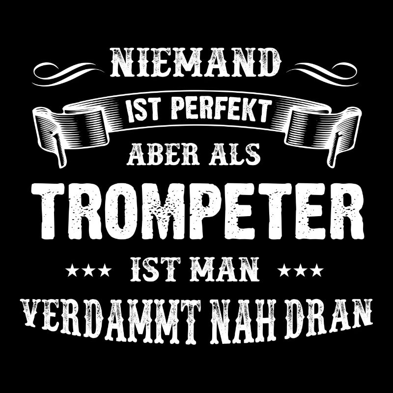 Männer-T-Shirt Beruf Trompeter