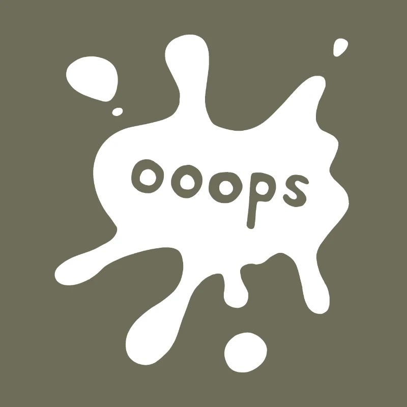 Ooops blanc tache