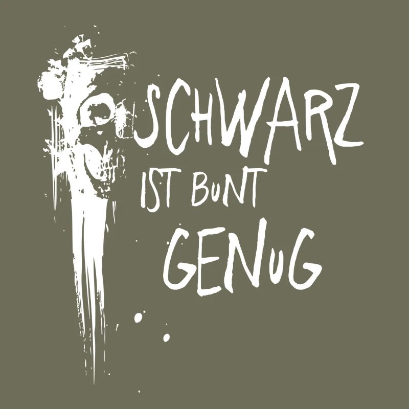Shirt - Schwarz ist bunt genug