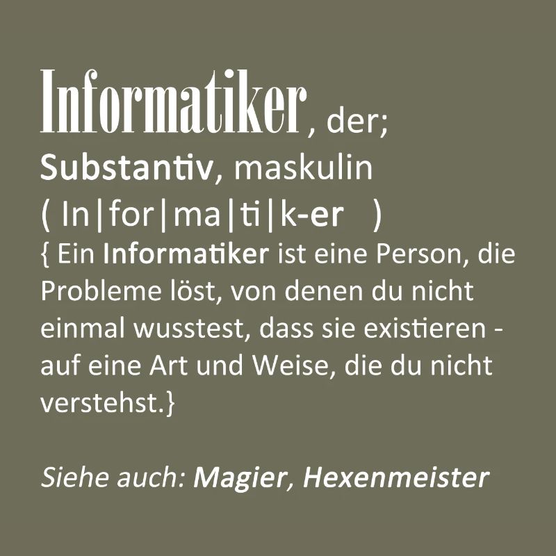 Definition Informatiker