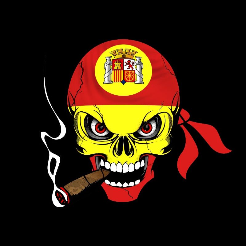 Spain Espagne skull