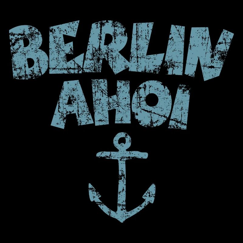 Berlin Ahoi Anker Vintage Hell