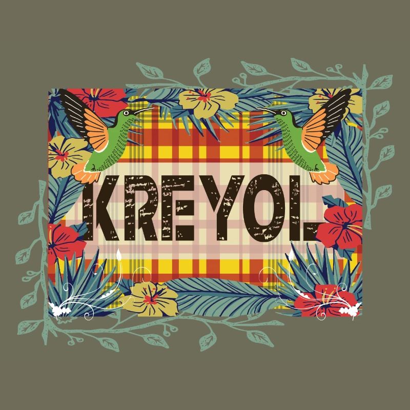 Schöne Geschenkidee KREYOL ODER KREOLISCHE Madras