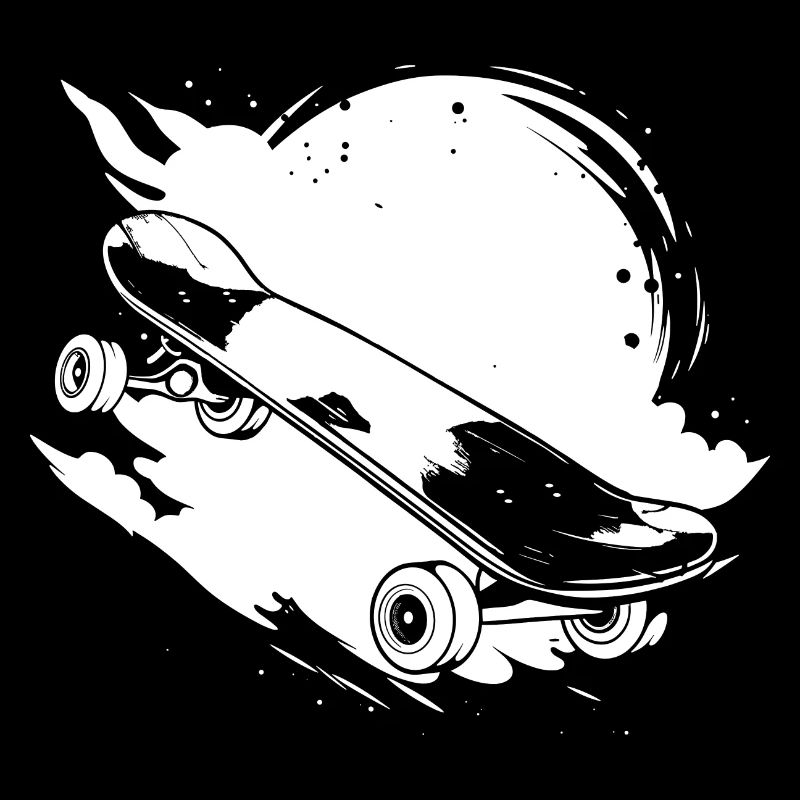 Skateboard Zeichnung