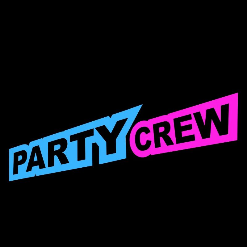 Party Crew Fun Sterne Feiern Team Freunde Mitglied