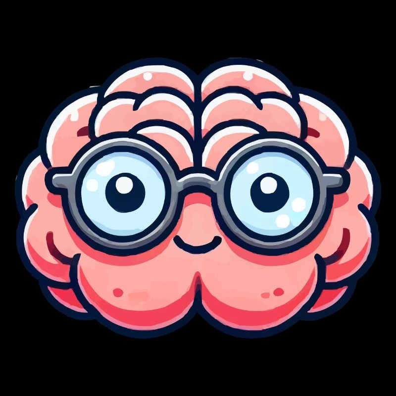 Nerd de la bande dessinée cérébrale