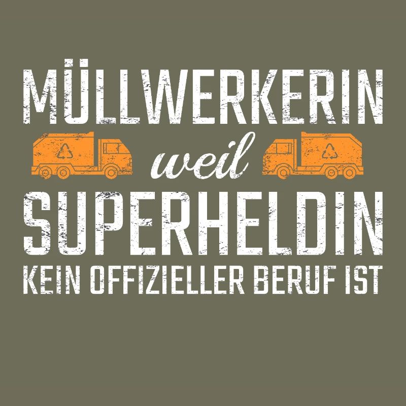 Müllwerkerin Superheldin