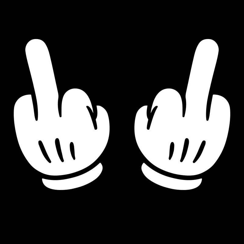 Mittelfinger Hand Comic