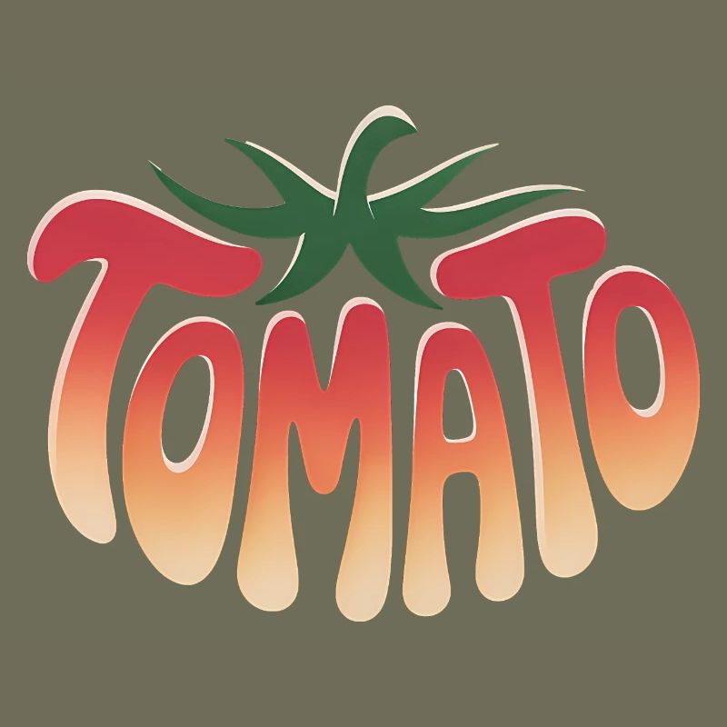 Tomate - Logo de légume cool