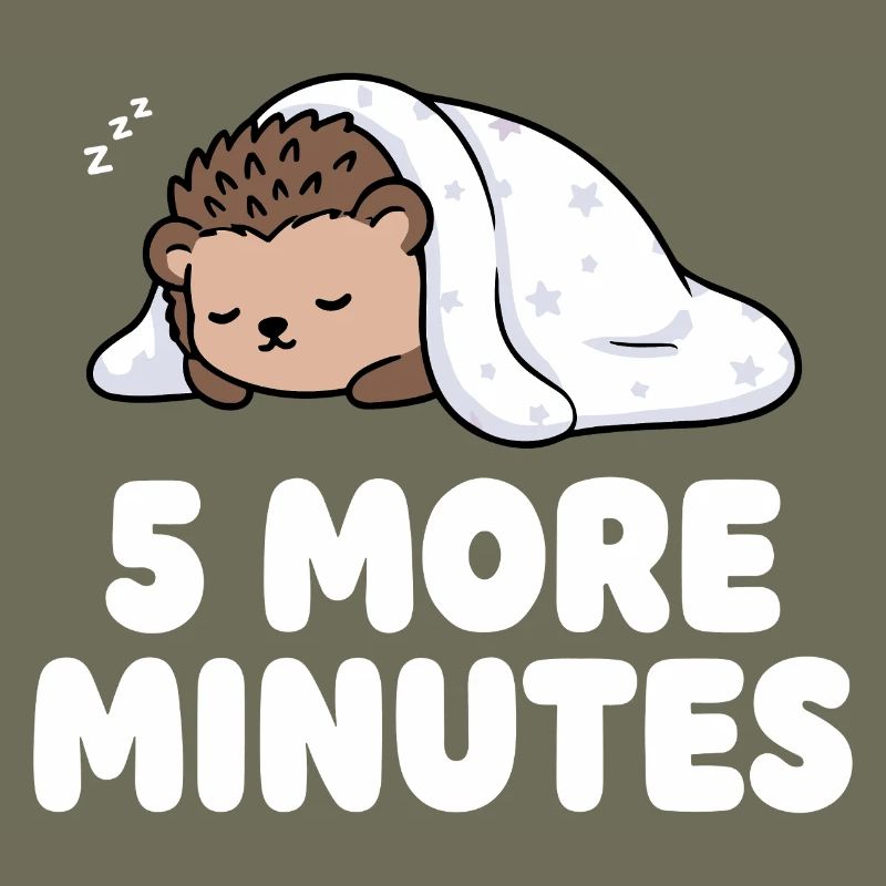 5 minutes de sommeil de plus hérisson