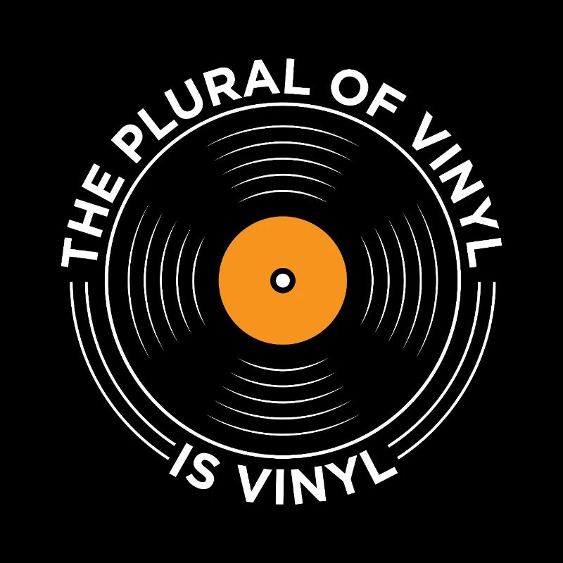Le pluriel de vinyle est vinyle design musical drôle