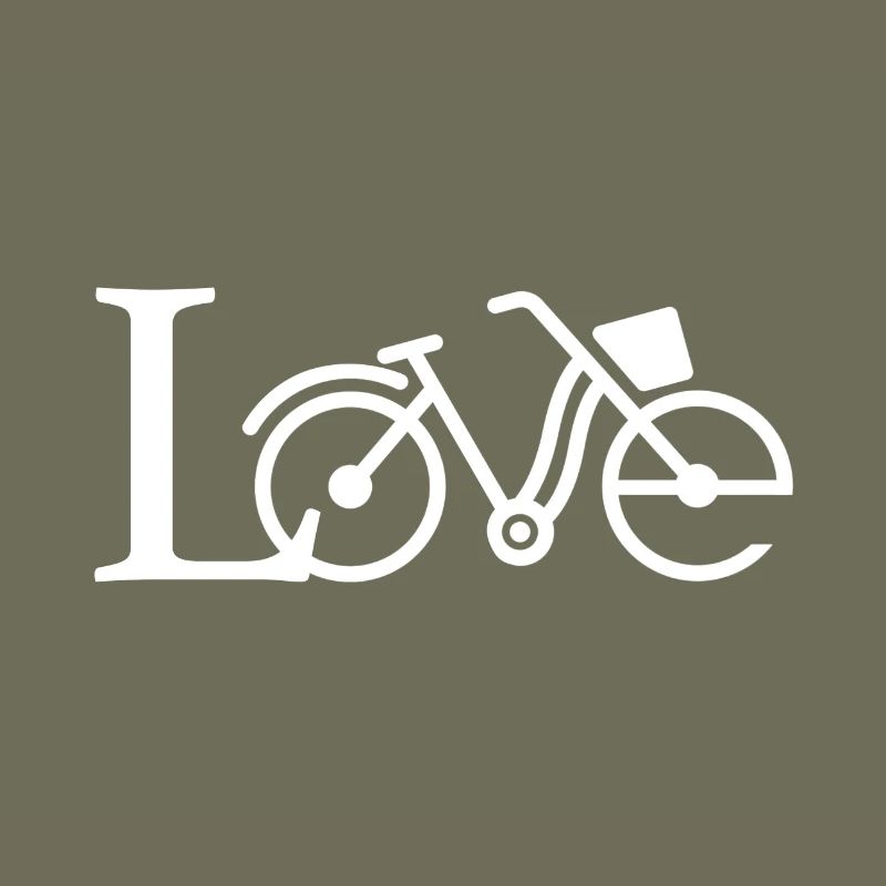 L'amour - conception de vélo créatif - cadeau