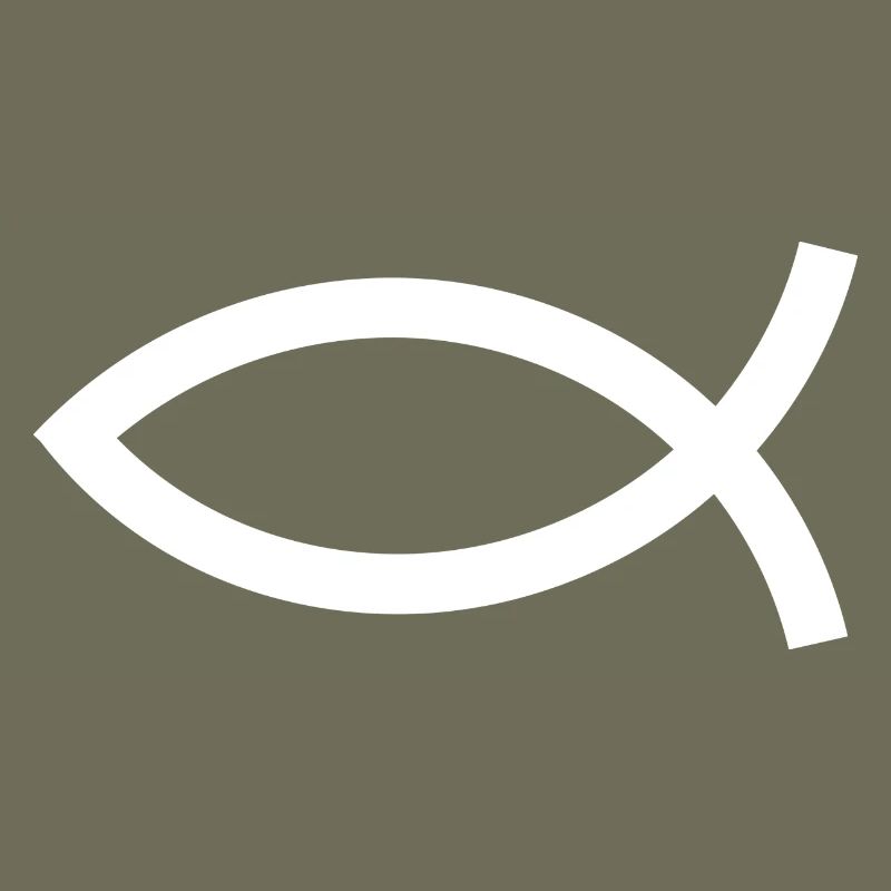 Jésus poisson blanc Ichthys poisson poisson poisson
