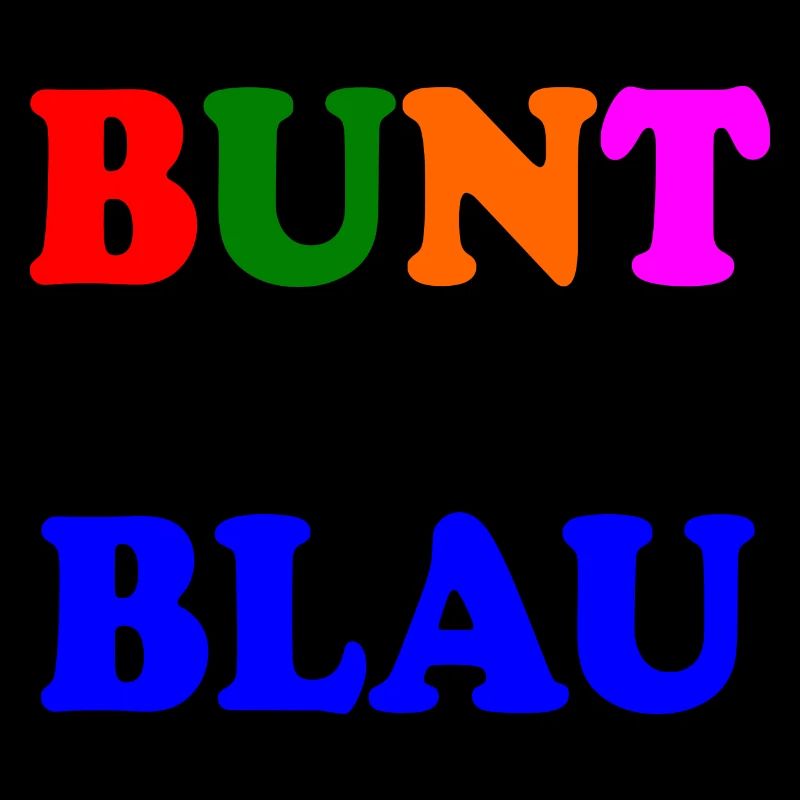 Bunt statt blau