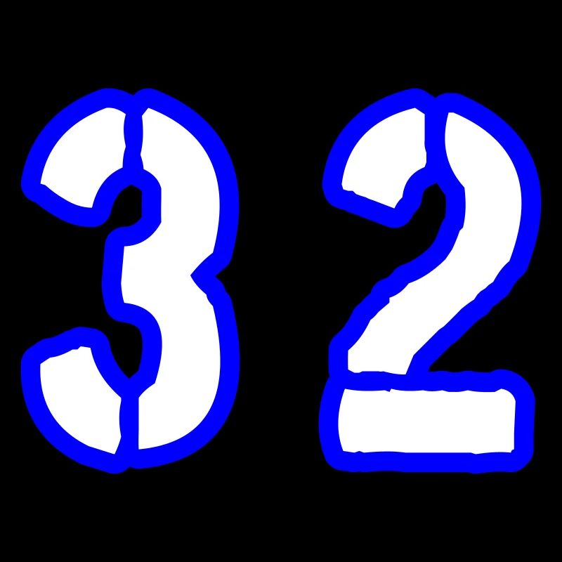 32 Number Symbol